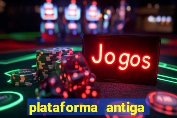 plataforma antiga de jogos